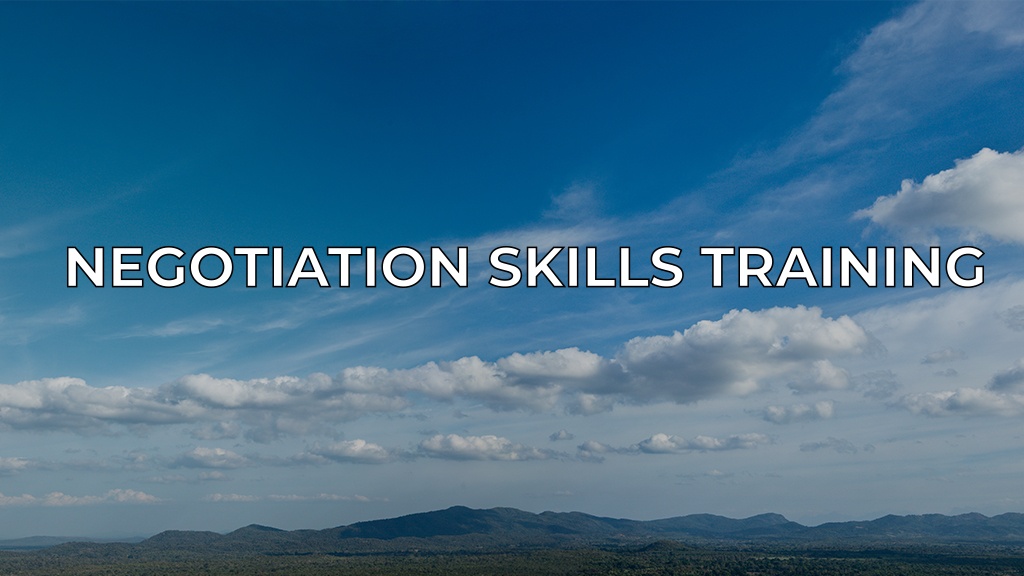 Negotiation Skills Training