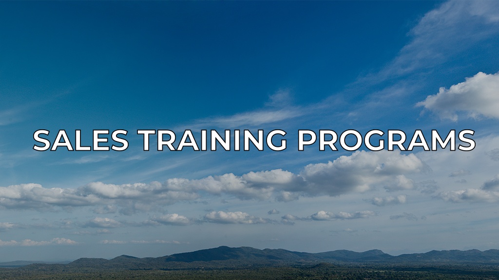 Sales Training Programs